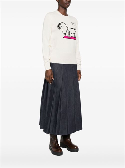 maglia donna girocollo Snoopy MC2 SAINT BARTH | NEWQUEEN04133I